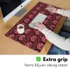 Bloemen - Waaier - Paars Muismat XXL klein 681 -sfeer3