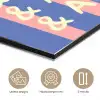 Try again - Strepen - Roze - Verticaal - Blauw aluminium wit klein -closeup_NL