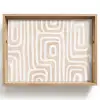Decoratief - Labyrint - Beige Dienblad Rechthoek middel -z3d_shopping