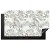 Bohemian - Bladeren - Bloemen - Tropisch Inductie beschermer vinyl 3mm groot -3d