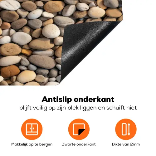 Licht - Stenen - Rust Inductie beschermer vinyl 3mm klein 276 -zzzzzzz-td-onderkant