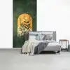Plant - Bloemen - Wit fotobehang vinyl groot -slaapkamer