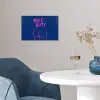 Brutaal - Grappig - Blauw poster papier klein -sfeer3