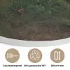 Wijngaard - Druiven - Zonsondergang Akoestische PET Vilt - Rond klein -closeup_NL