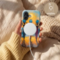 Vrouwen - Strand - Zondsondergang Toughcase MagSafe Apple iPhone 17 klein -USP_MagsafeV