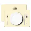 Illustratie - Zwart - Roos Placemat vinyl groot -zzsfeer2_Kitchenyeah-website
