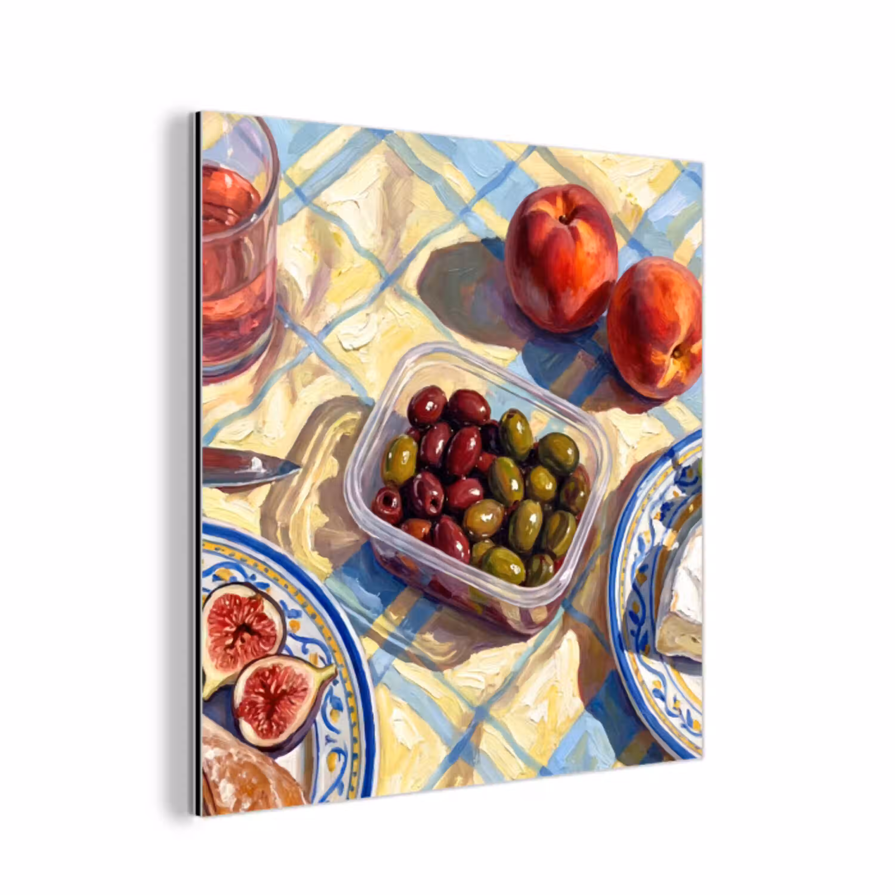 Eten - Picknick - Zomer aluminium wit klein -3d