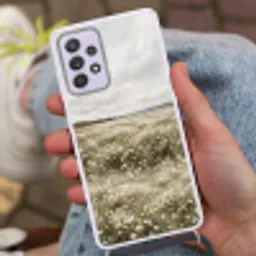 Illustratie - Landschap - Wit Hoesje Samsung Galaxy A52 5G met koord klein -sfeer3