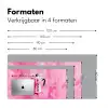 Roze - Verf - Coffee Muismat XXL klein -sfeer5