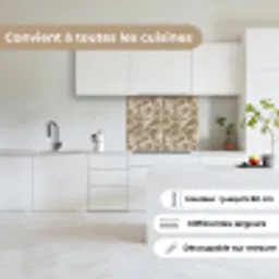 Waaierstructuren - Beige - Vezeltextuur keuken achterwand 2 middel 865 -sfeer4_FR