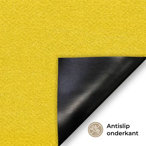 Geel - Roze - Oh - 3D Deurmat klein -antislip_NL