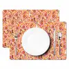 Retro - Bloemen - Patroon Placemat vinyl groot 368 -zzsfeer2_Kitchenyeah-website