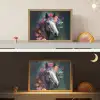 Paard - Natuur - Bloemen - Bos - Dieren Light Box met batterij (Wandlamp kind) middel -sfeer3_kind