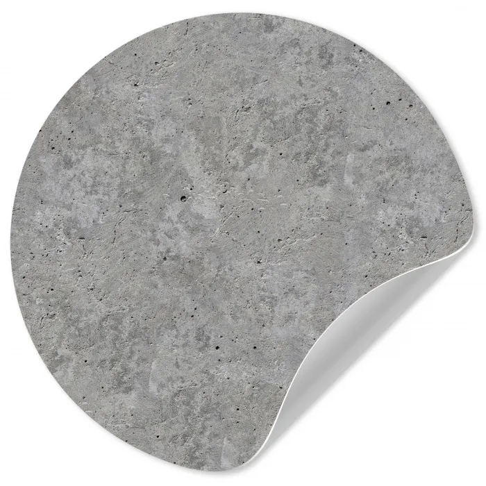 Patroon - Cement - Beton Wandcirkel behangsticker klein 186 -3d