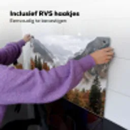 Bergen - Vallei - Mist - Herfst - Natuur Inductie beschemer met haakjes klein -ky-ophangen-nl