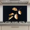 Bladeren - Tak - Goud - Luxe keuken achterwand spatscherm klein -3d_website