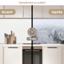 Bos - Sneeuw - Winter - Natuur - Wit keuken achterwand 2 middel -voor-na2_FR