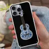 Ukelele - Delfts - Blauw - Muziek Hoesje iPhone 16 Pro Max met koord klein -sfeer3