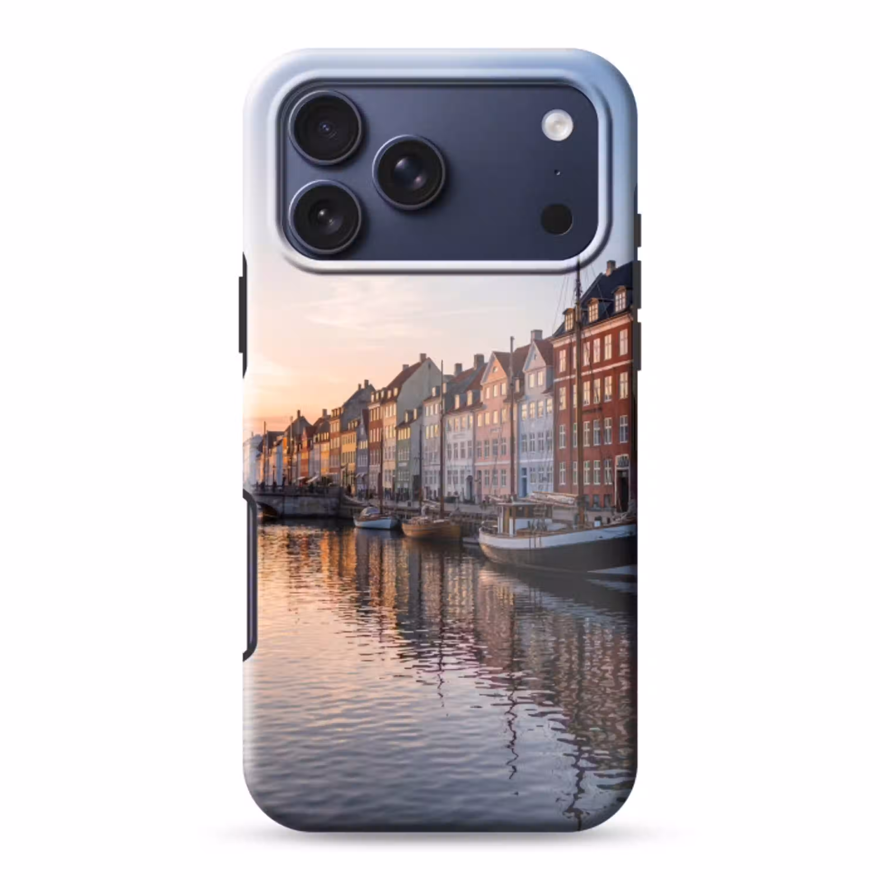 Stad - Gracht - Zonsondergang - Klassiek - Kleurrijk Toughcase MagSafe Apple iPhone 17 Pro Max klein -3d