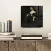 Het huwelijksportret van Oopjen Coppit - Rembrandt van Rijn plexiglas 5mm klein -sfeer1