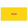 Smile - Roze - Geel Muismat XXL klein -3d_leeg