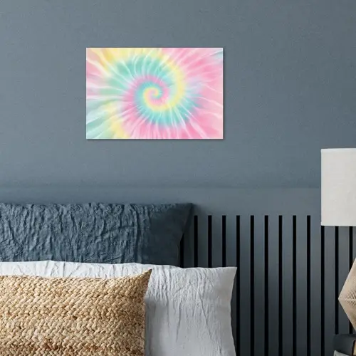 Pasteltinten - Tie dye - Roze poster papier klein -sfeer2