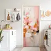 Verf - Roze - Oranje - Abstract - Kunst deurposter klein -sfeer5