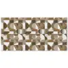 Abstract - Retro - Bruin Balkonbeschermer Duitsland klein 596 -zz_3d