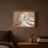 Rotsen - Zee - Zand - Kloof Light Box met batterij (Wandlamp) middel -sfeer4