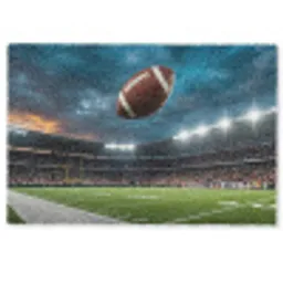Football - Bal - Stadion - Sport Deurmat klein -zkaufland3d