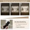 Bos - Herten - Winter - Sneeuw Light Box met batterij (Wandlamp) middel -USP_dimbaarNL