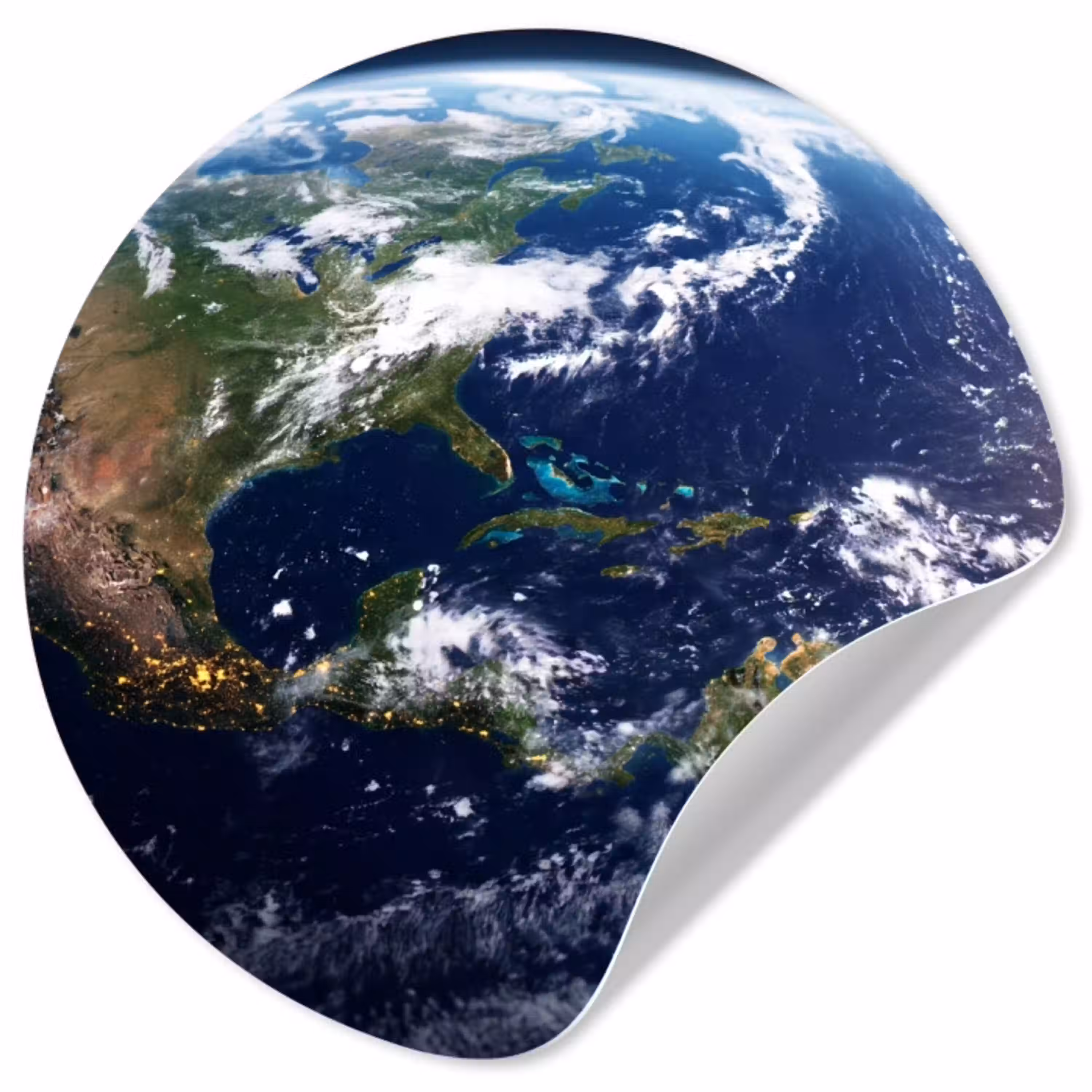 Planeet - Ruimte - Kosmos Wandcirkel behangsticker klein -3d