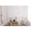 Decoratief - Labyrint - Beige Wandcirkel aluminium klein -woonkamer