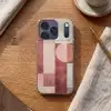 Figuren - Abstract - Roze Telefoonhoesje iPhone 17 Pro klein -sfeer1