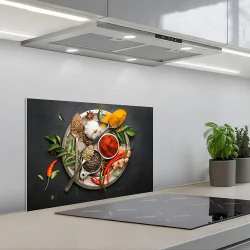 Smakenpalet keuken achterwand spatscherm klein -3d_schuin