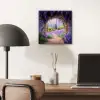 Doorkijk - Lavendel - Bloemen - Paars - Poort aluminium wit klein -sfeer5