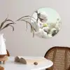 Planten - Bloem - Tak - Natuur Wandcirkel kunststof plaat 5mm dik klein -sfeer4