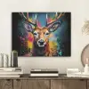 Hert - Graffiti - Dieren - Kleuren PET vilt klein -sfeer1