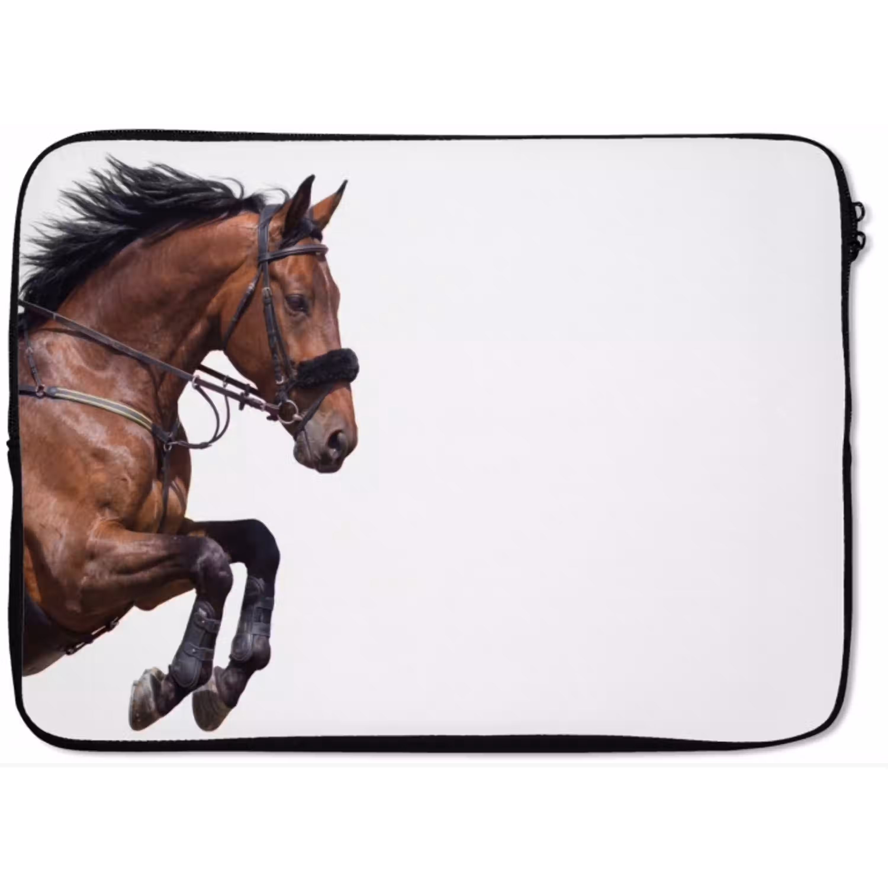 Paard - Springen - Modern laptophoes neopreen klein -zkaufland3dotto