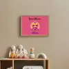 Superheld - Jongens - Rood - Paars Light Box met batterij (Wandlamp kind) middel -sfeer2_kind