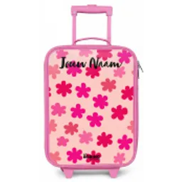 Bloemen - Patroon - Roze Kinderkoffer - Roze klein -zz3dotto