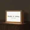 Baba & Anne - Lettercollage Light Box met kabel (Tafellamp) klein -z3d_website