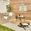 YOLO - Groen - Neon - Slangenprnt Tuinposter op houten frame 2 cm dik klein -sfeer2