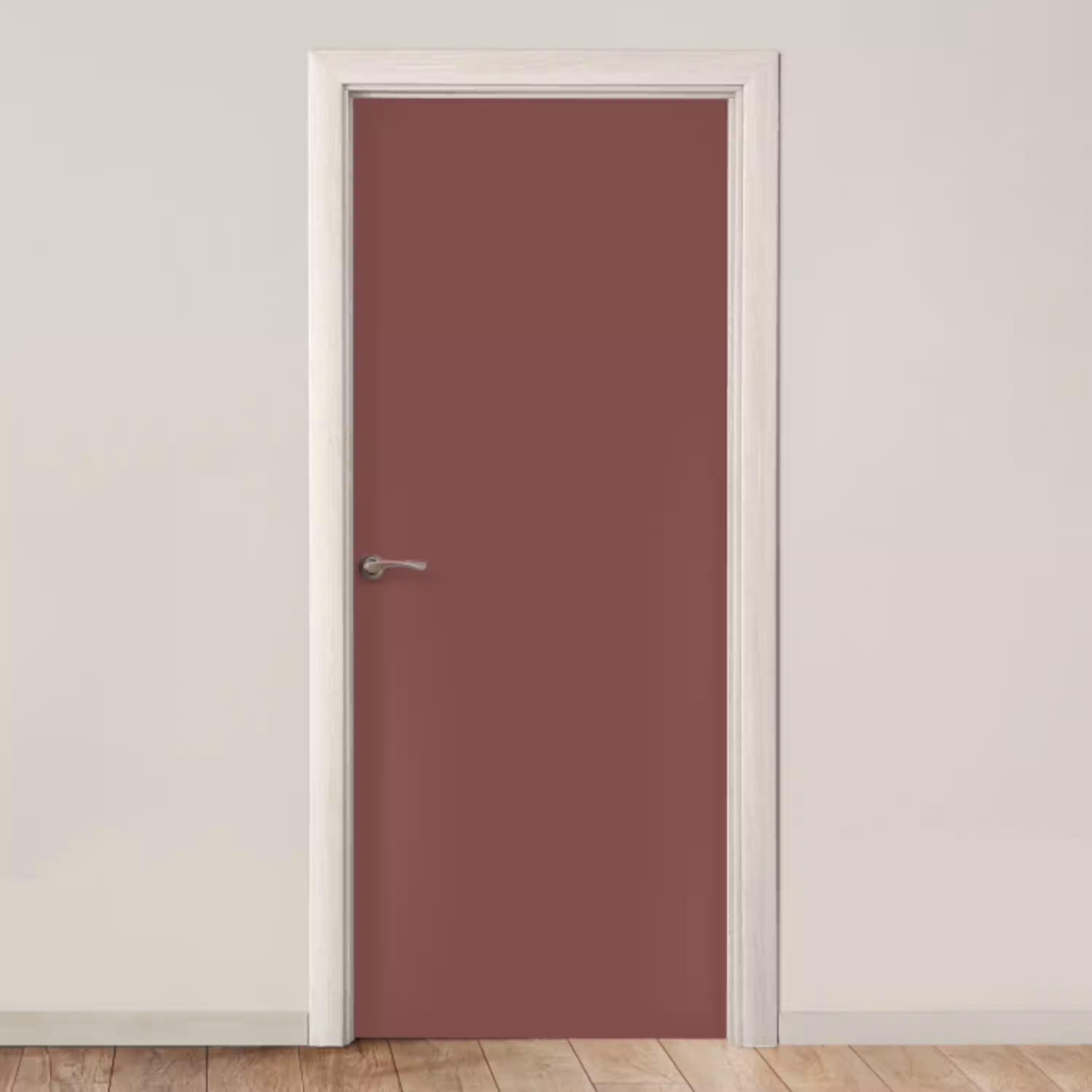 Muted - Raisin - Rood deurposter klein 289 -3d_beige