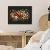 Groente - Peper - Knoflook - Graffiti - Verf - Kleurrijk PET vilt klein -sfeer3