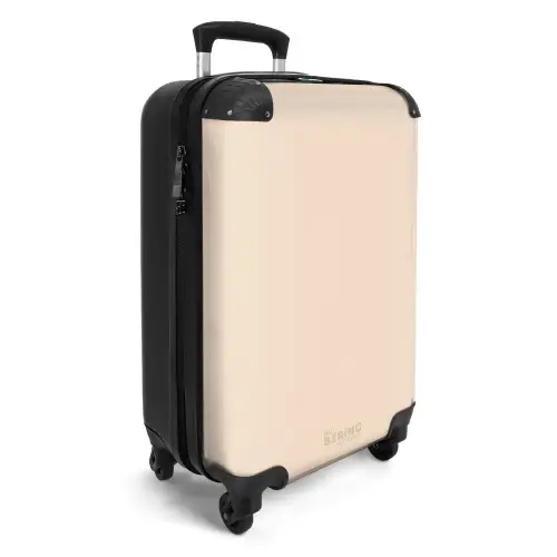 Nude - Licht beige NBS - Handbagage koffer - Kinderen Unisex middel -productfoto_3d