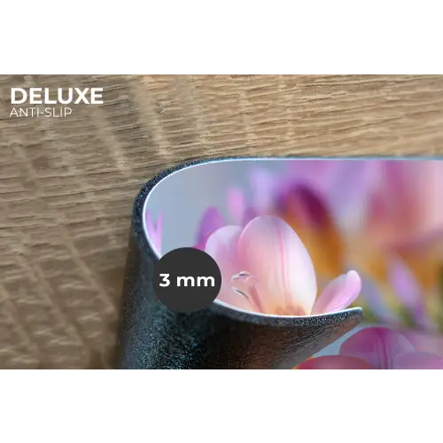 Bloemen - Paars - Overloop - Meeldraden Placemat vinyl groot -closeup