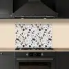 Terrazzo -  Patroon - Kleurrijk - Klei keuken achterwand spatscherm klein 900 -sfeer1