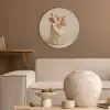 Baguette - Brood - Stokbrood - Beige Akoestische PET Vilt - Rond klein -sfeer1