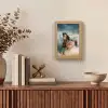 Paard - Dieren - Bruin - Natuur Light Box met kabel (Tafellamp) klein -sfeer2